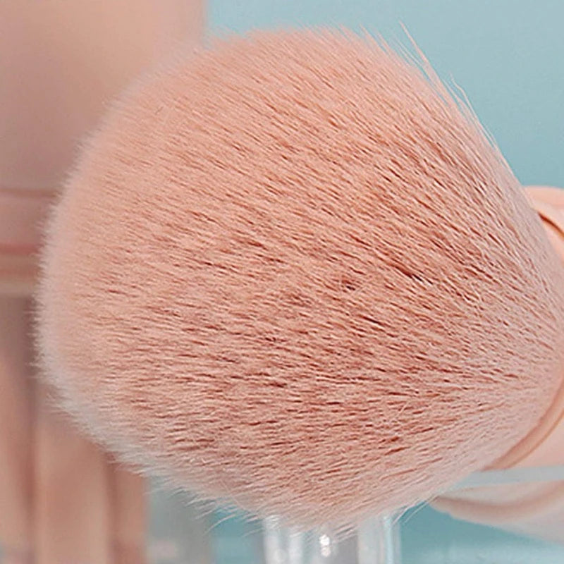 4 em 1 pincéis portátil conjunto cosméticos pó mistura sombra base blush beleza