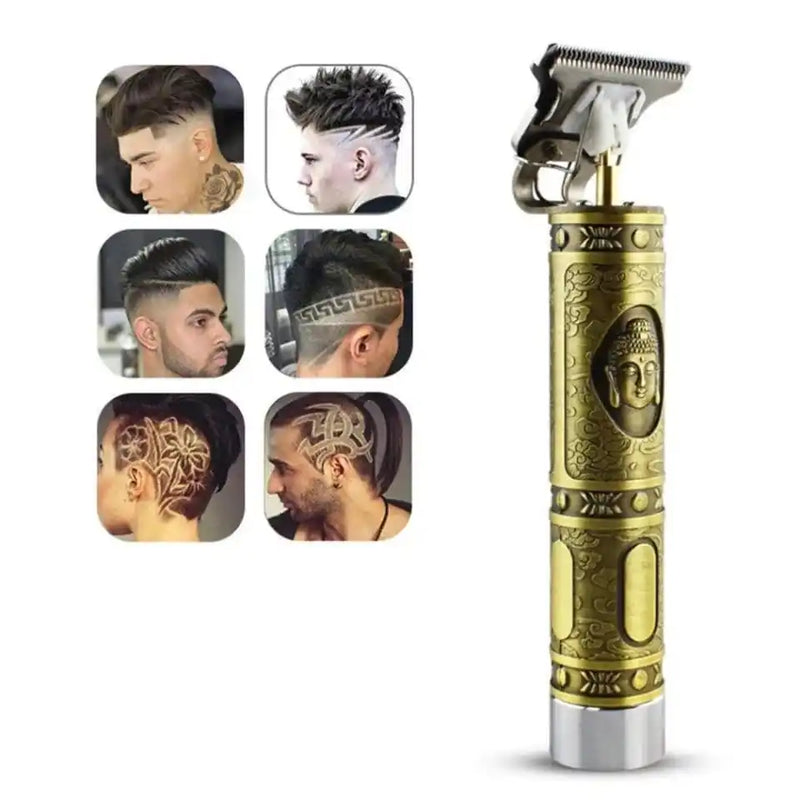 Máquina de corte de cabelo do dragão para designer de barba masculina elétrica aleatória profissional